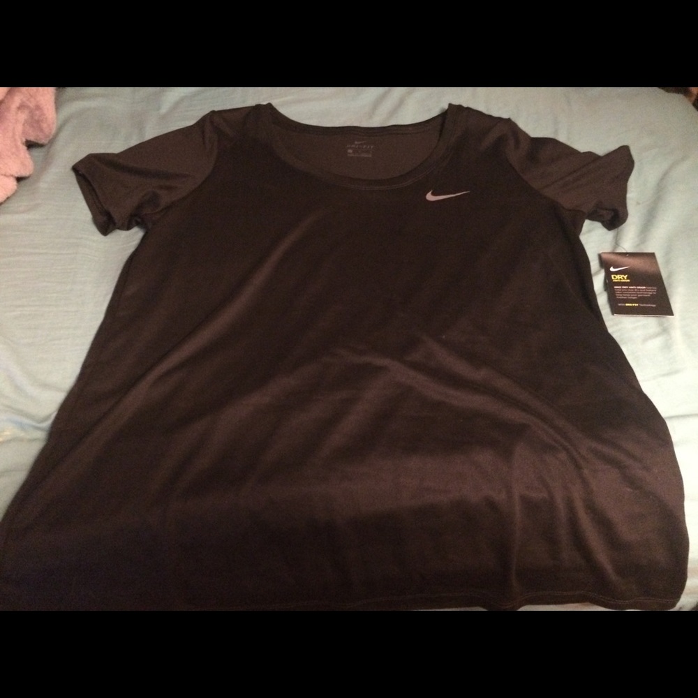 Black, Nike workout shirt!